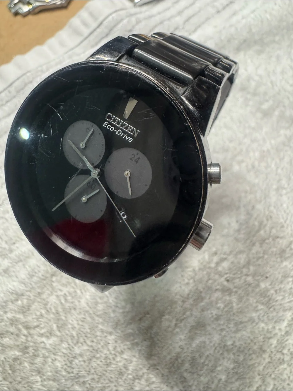 Citizen Eco-Drive Black Chronograph Watch